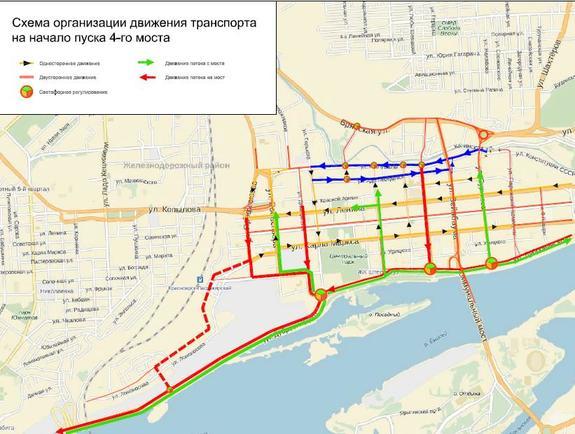 Названа дата запуска движения по четвертому мосту в Красноярске 1