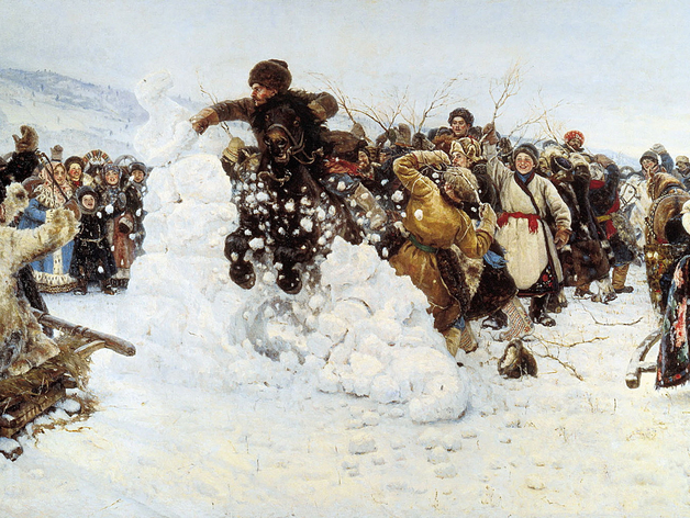Василий Суриков Взятие снежного городка. 1891