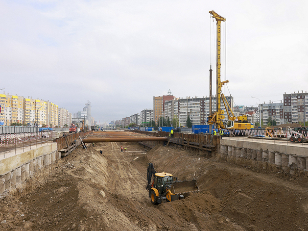 Сваи, раскопки и вахтовый поселок: строители метро в Красноярске отчитались о ходе работ
