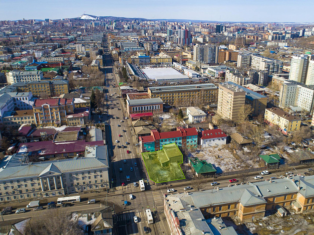 В центре Красноярска продают земельный участок за 13 млн рублей