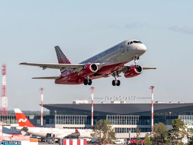 Пассажиропоток аэропорта Красноярск вырос на 15%