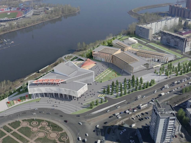 На Предмостной площади в Красноярске за 4,5 млрд рублей по КРТ построят Дворец молодежи
