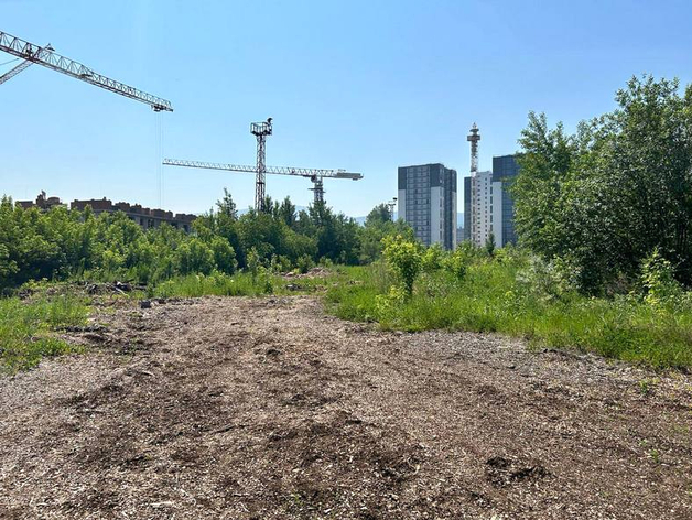 участок на Пашенном, где построят детский сад участок на Пашенном, где построят детский сад