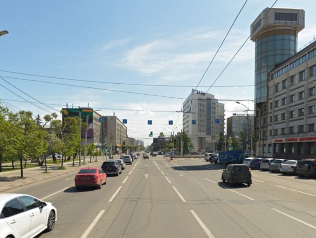 ул. Карла Маркса в Красноярске, 2024 ул. Карла Маркса в Красноярске, 2024