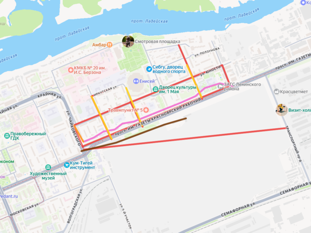 Участок Красраба в Красноярске закроют 6, 8 и 9 мая